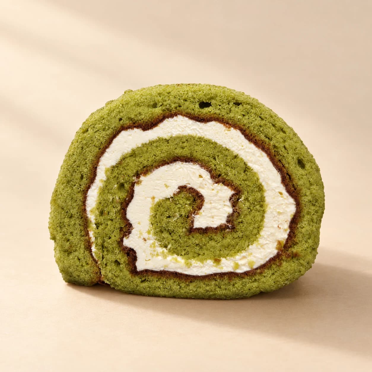 Roll Cake Slice (Matcha) 녹차 롤케이크 조각, image 1